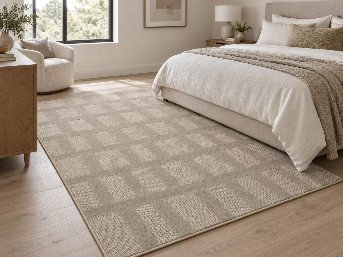 Urban Forme Beige Textured Rug