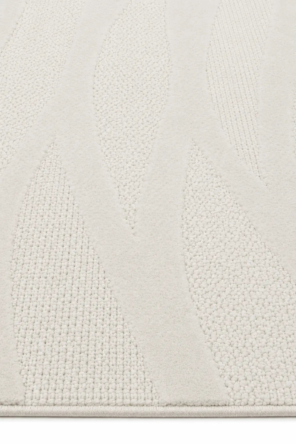 Urban Ecru Wave Cream Rug DecoRug