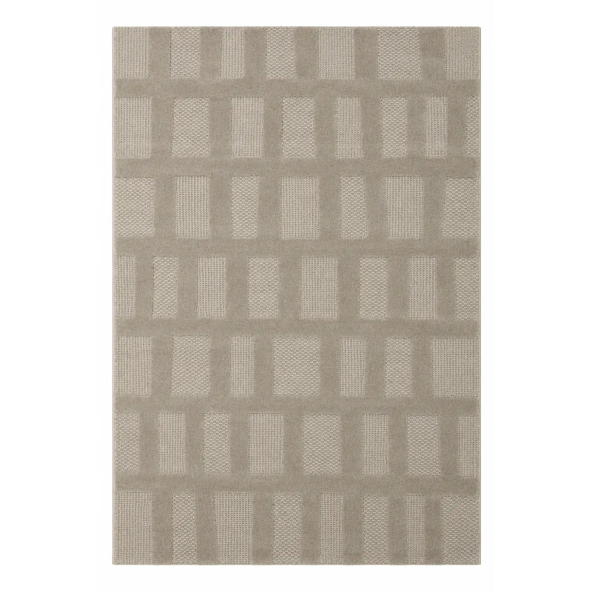 Urban Forme Beige Textured Rug DecoRug