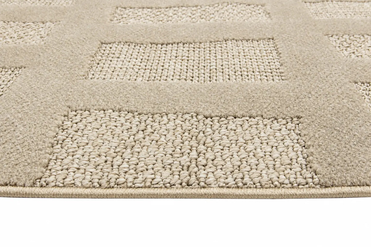 Urban Forme Beige Textured Rug DecoRug