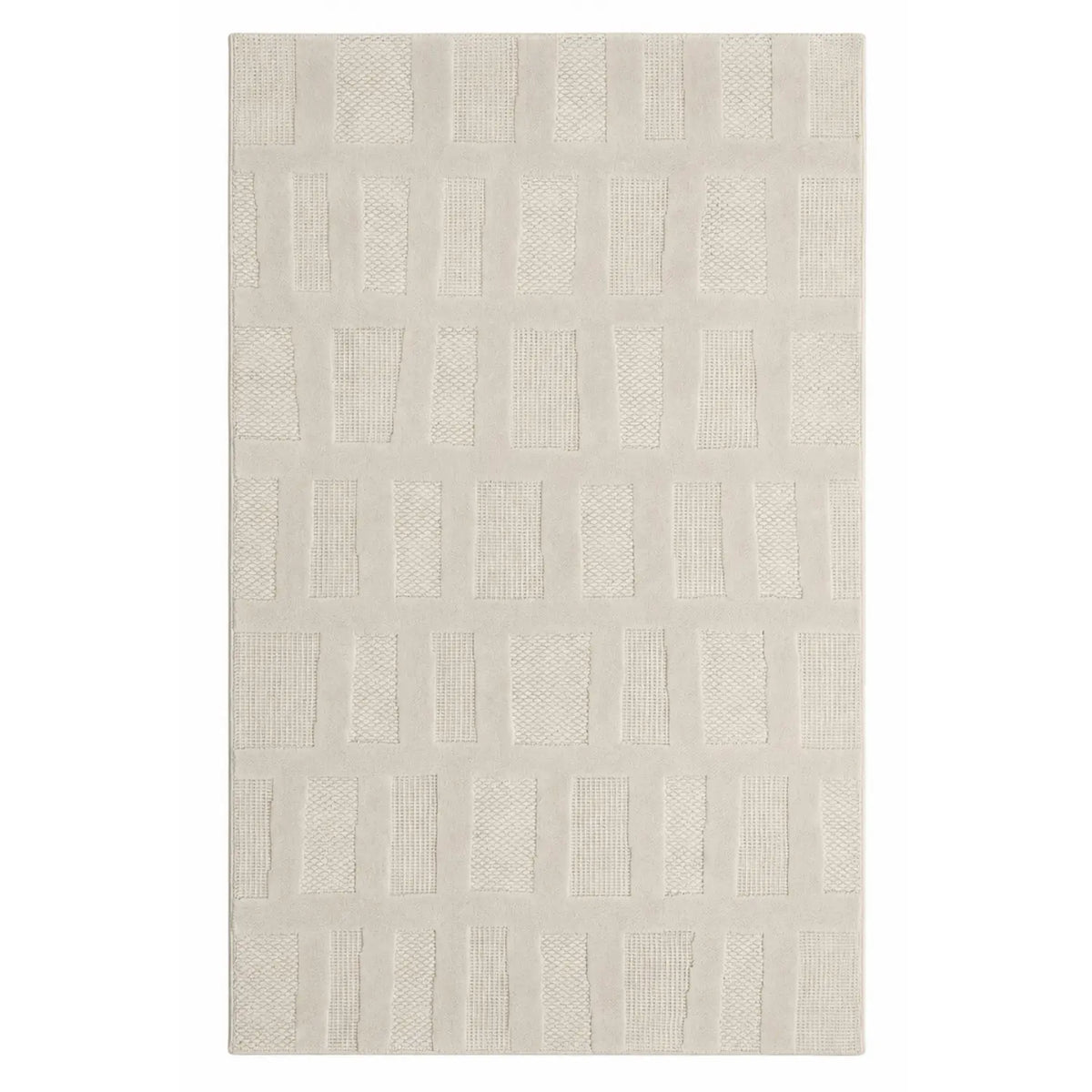 Urban Forme Cream Textured Rug DecoRug