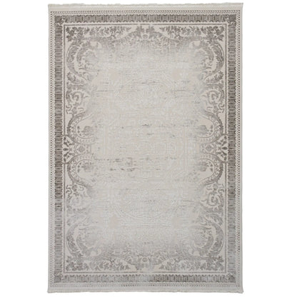 Varna Parterre Cream Grey Rug DecoRug