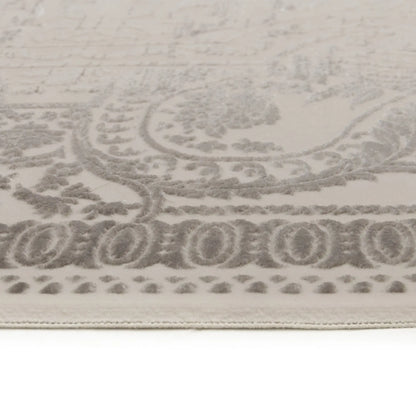 Varna Parterre Cream Grey Rug DecoRug