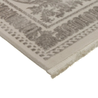 Varna Parterre Cream Grey Rug DecoRug