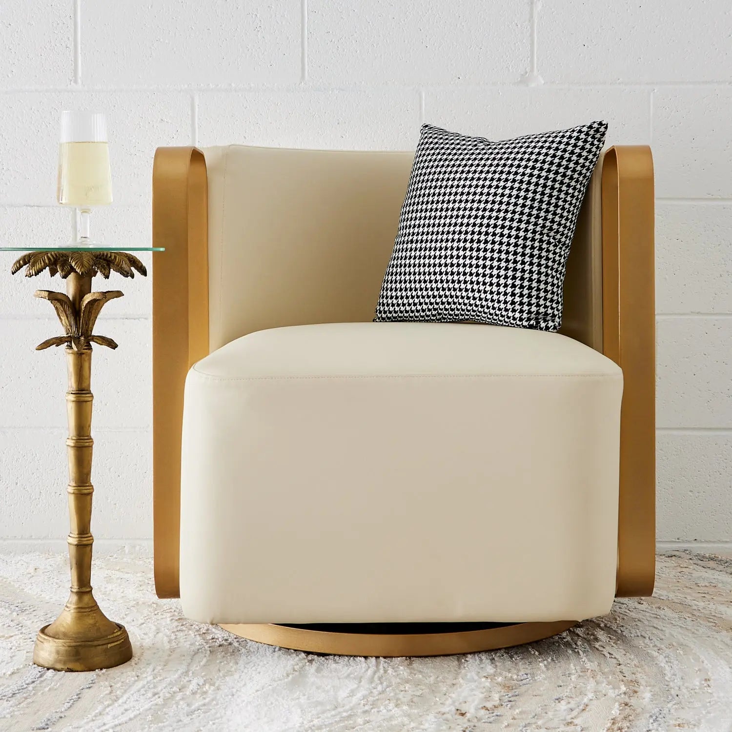 Vintage Glam Accent Chair KAILE