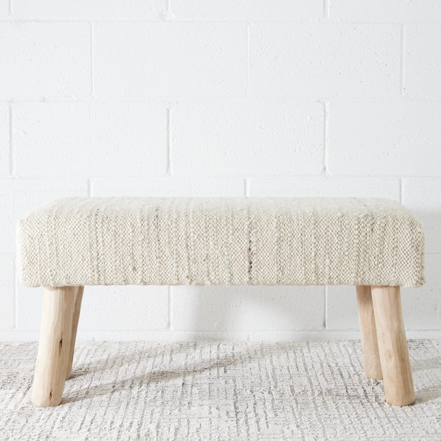 Warren Bench in Ivory THERUG