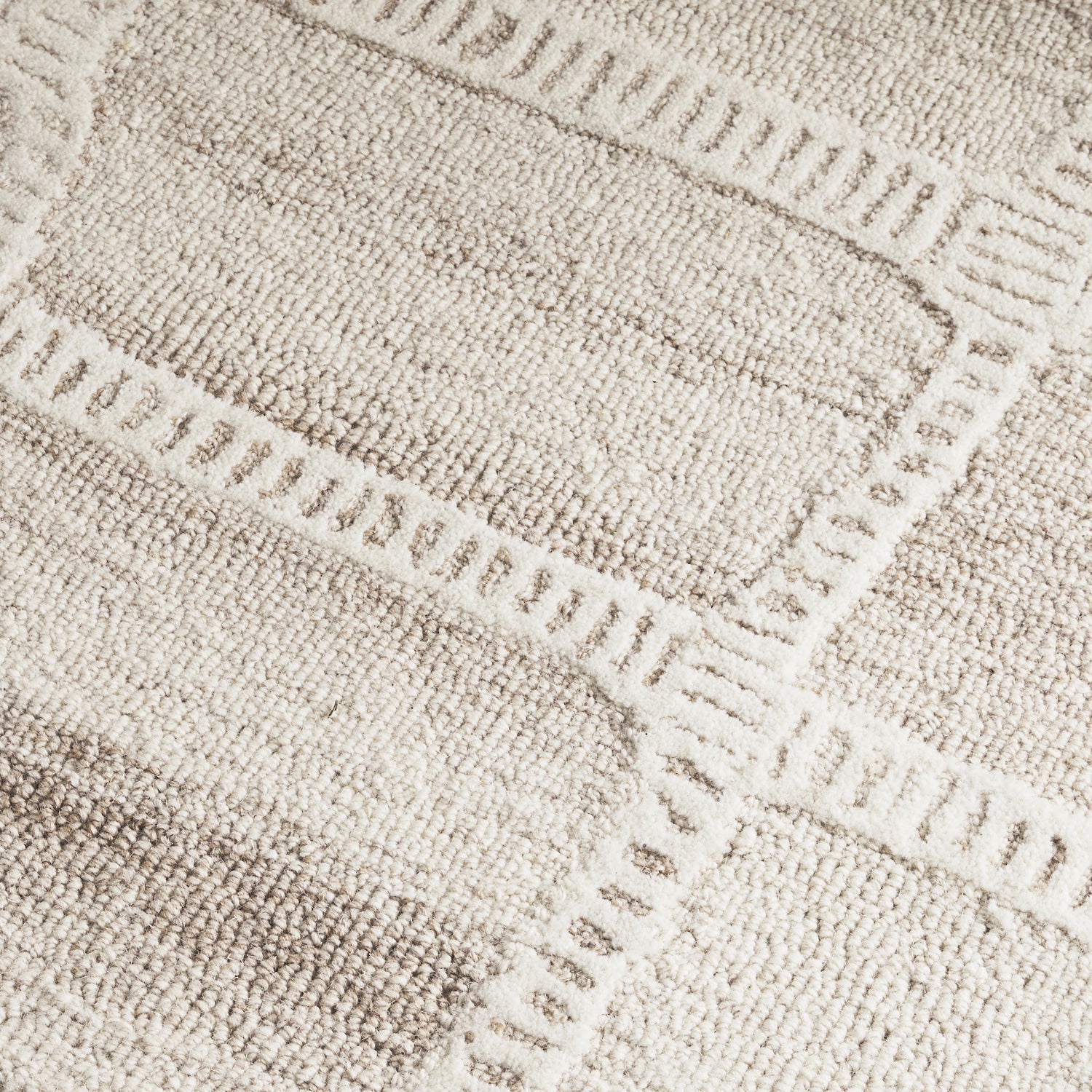 Wattle Ivory Beige Floor Rug THERUG