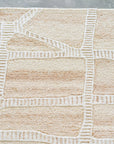 Wattle Ivory Beige Wool Rug THERUG