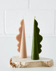 Wavy Abstract Candle Green KAILE