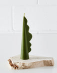 Wavy Abstract Candle Green KAILE