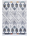 Zellige Tribal Arrow Multi Colour Rug DecoRug