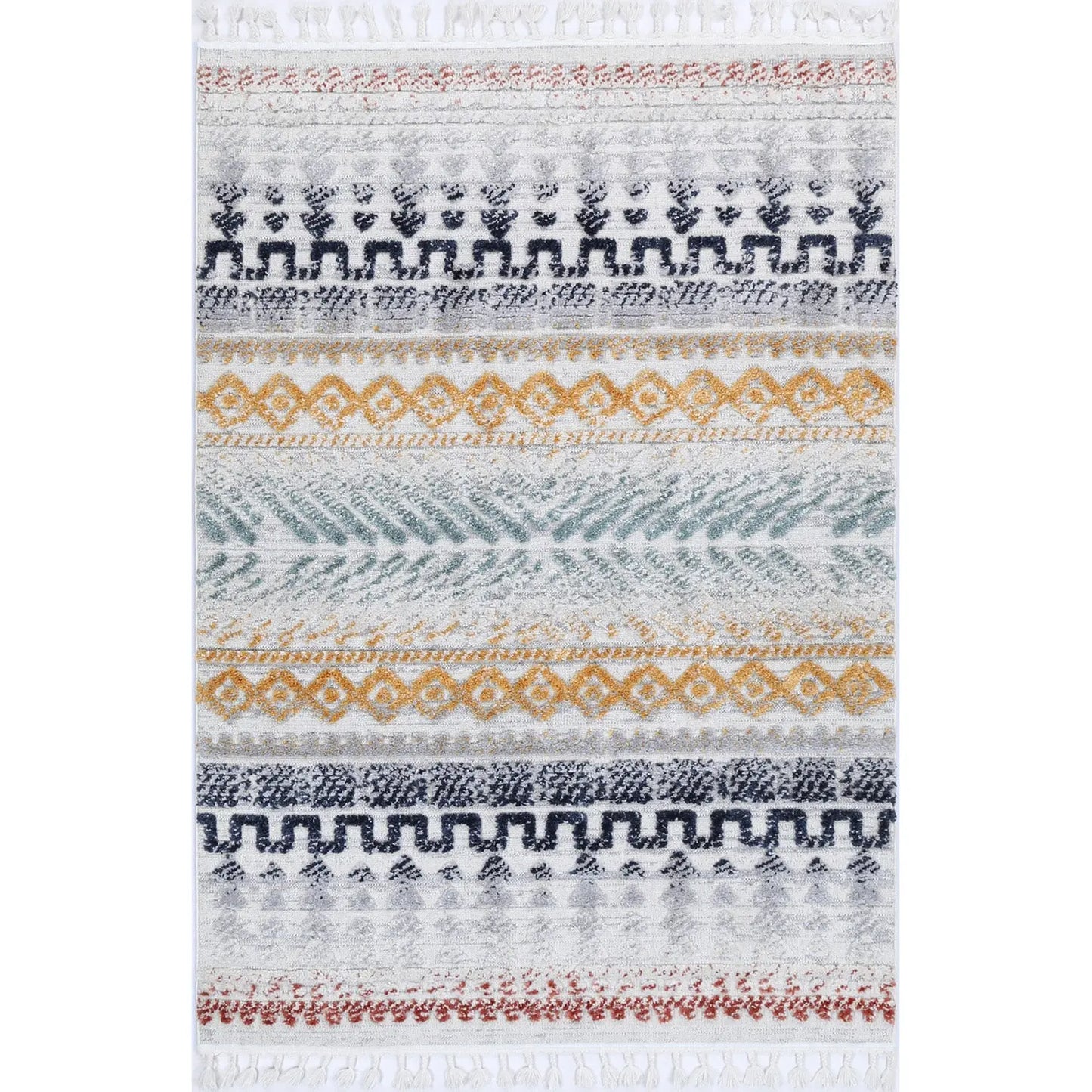 Zellige Tribal Multi Colour Rug DecoRug