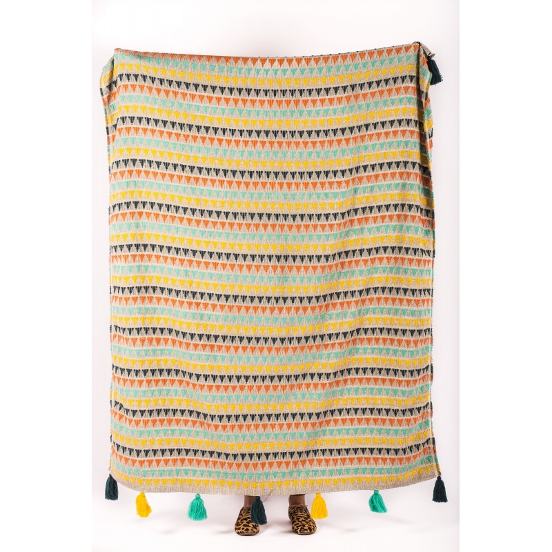 Amana Hand Loomed Throw Multi LTB2B