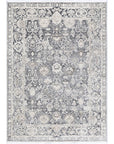 Astra Floral Rug Grey