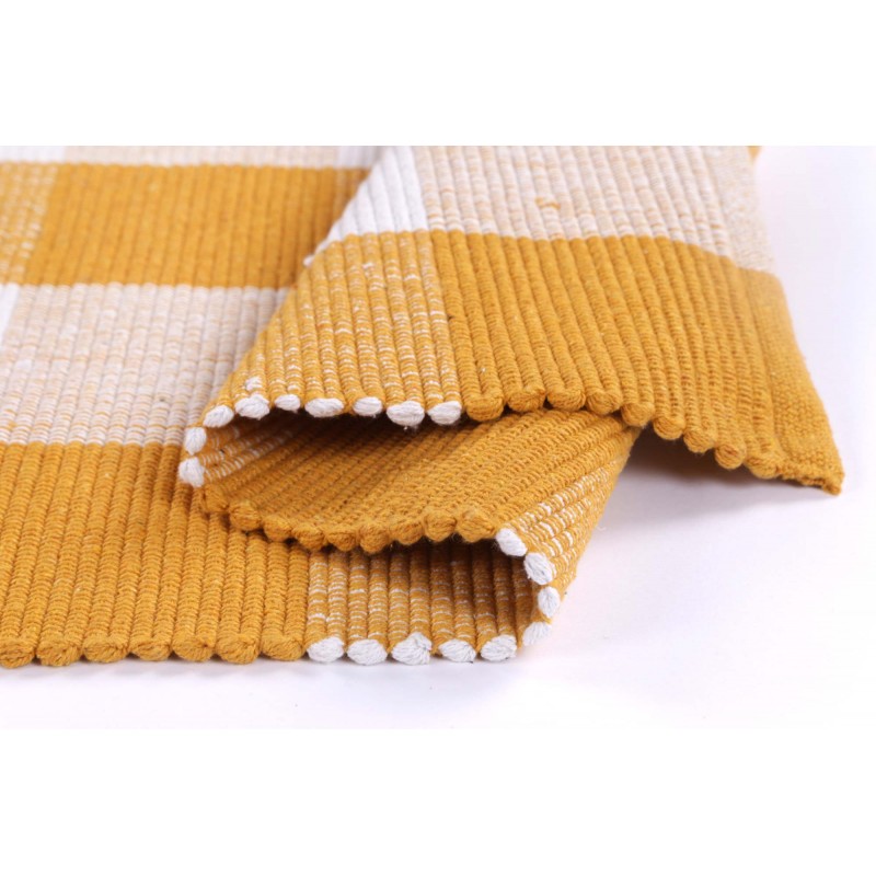 Gracey Lemon Cotton Bath Mat - Rug LTB2B