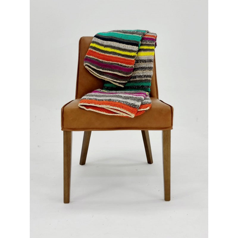 Nava Hand Knitted Throw Multi LTB2B