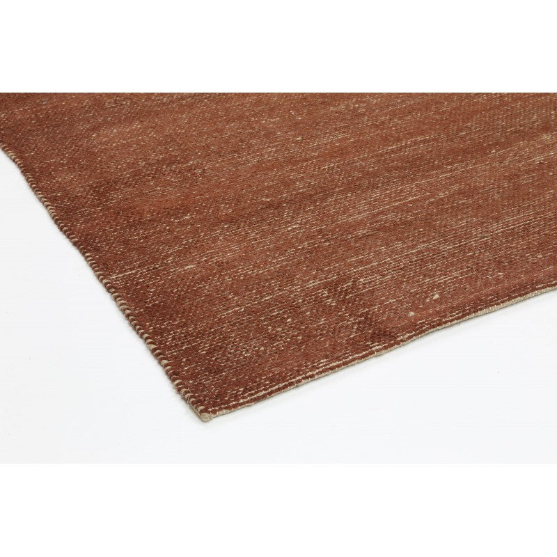 Pemba Cotton Chenille Terracotta Rug LTB2B