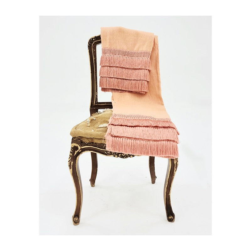 Penelope Throw Peach 125x150cm LTB2B