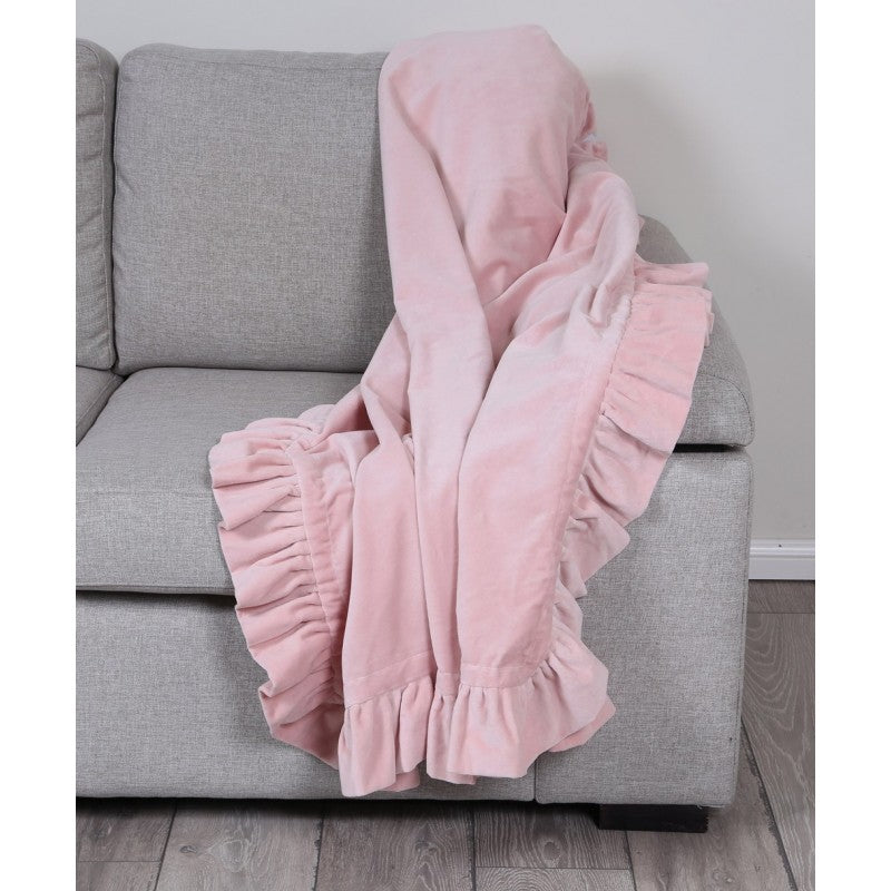 Ruffle Throw Musk 125x150cm LTB2B