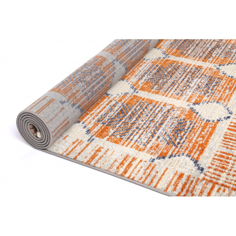Kendal Trellis Clay Rug LTB2B