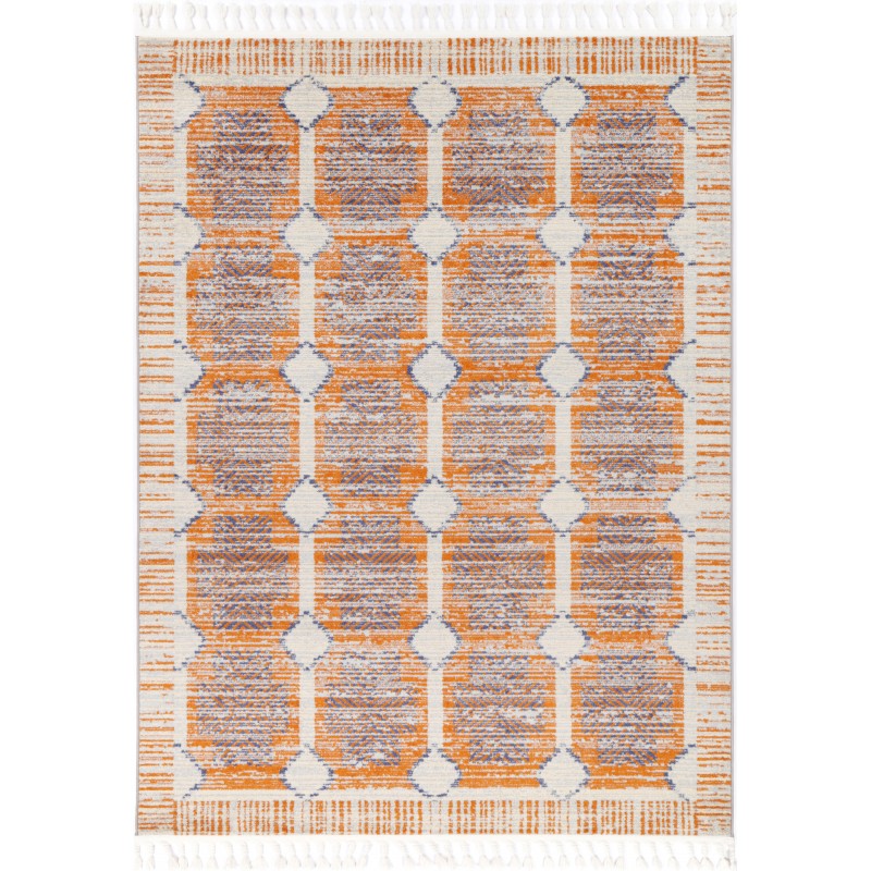 Kendal Trellis Clay Rug LTB2B
