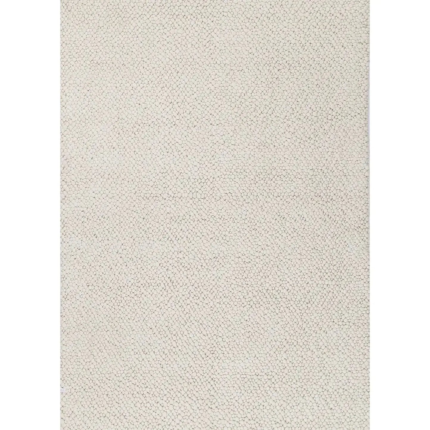 Hampshire Ivory Plain Wool Rug DecoRug