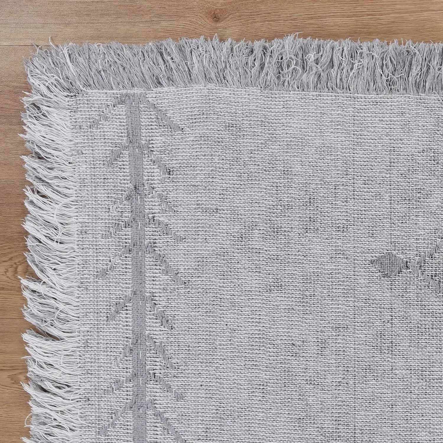 Haryana Aztec Grey Stonewashed Rug BRAVEN