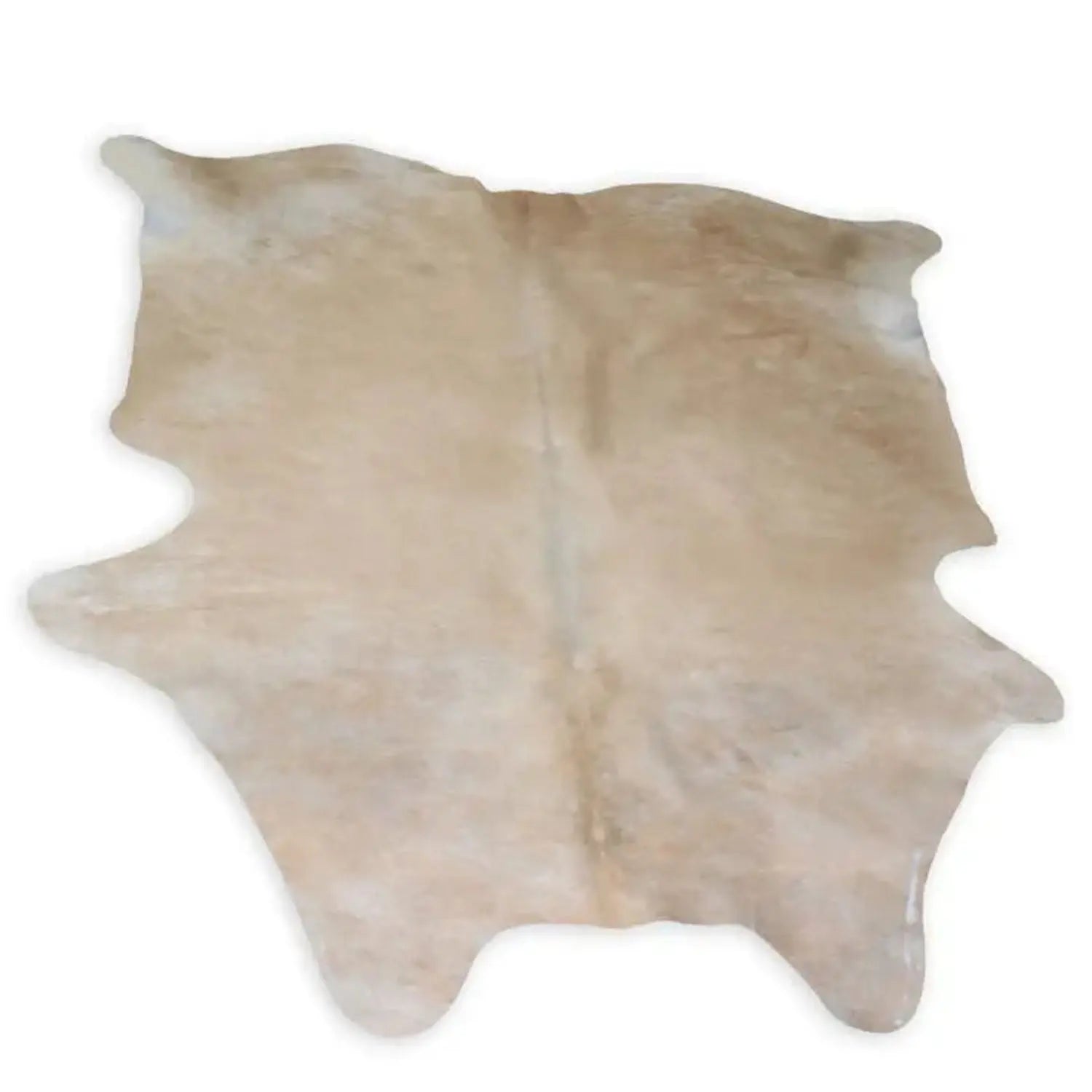 Natural Cow Hide Golden Beige DecoRug