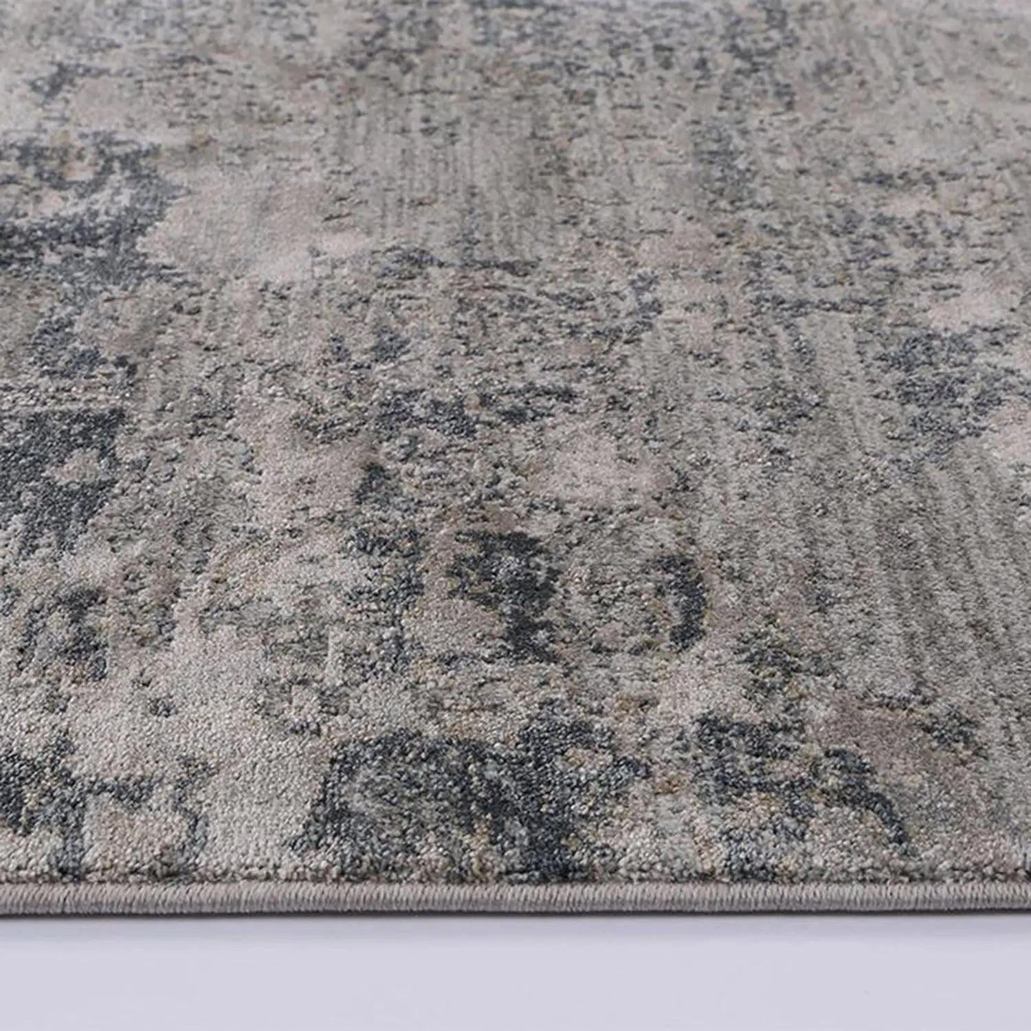 Roosevelt Dark Grey Abstract Rug decorugonline