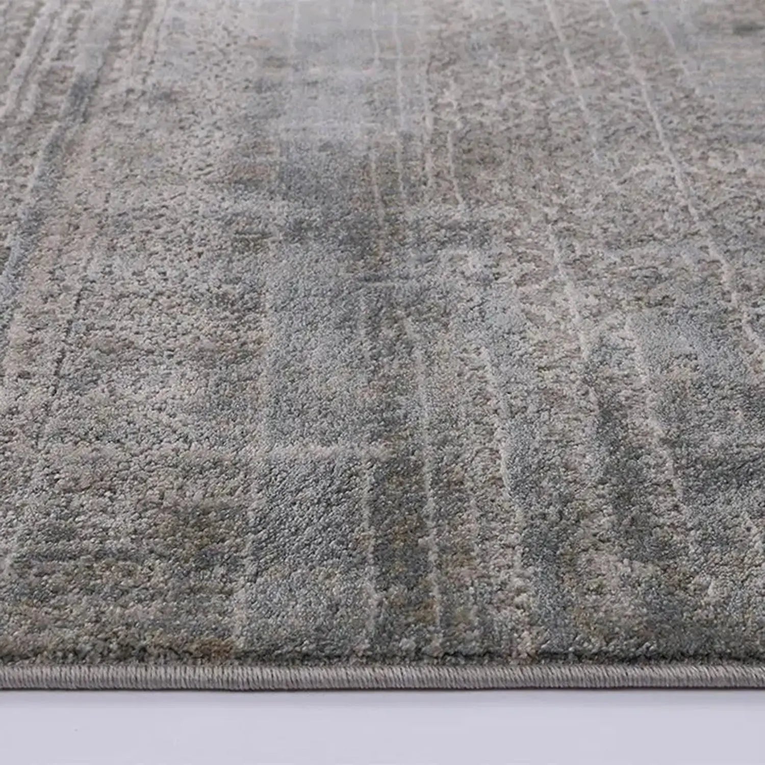 Roosevelt Grey Abstract Rug decorugonline