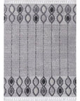 Zellige Grey Patterned Rug decorugonline